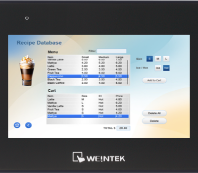 CMT2078X Pannello HMI di Weintek