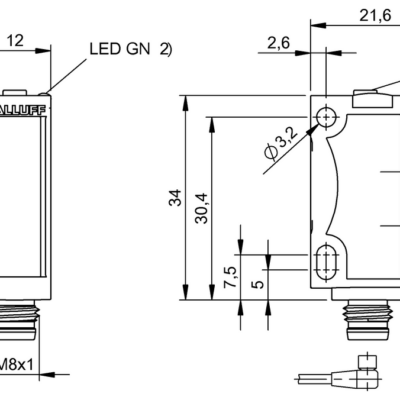 BOS 6K-UI-BH15-S75 Fotocellule Balluf2